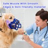 OKKIC Basket Muzzle Allows Panting Drinking - Anti Biting Chewing,