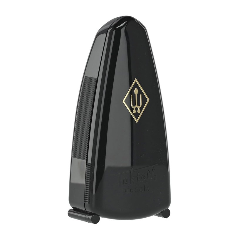 Wittner Taktell Piccolo 836 Mechanical Metronome Black with Keepdrum Microfibre