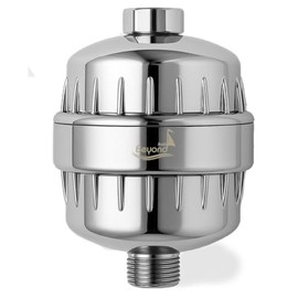 Shower Head Filter 30 Stage Cartridge High Output Softener Reduces Dry Skin Chlorine Odors Chrome