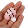 DOITOOL 10Pcs Adorable Felt Bees for Crafts DIY Birthday Party