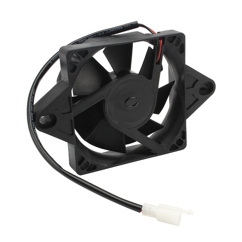 Akozon 12V 15W Plastic Electric Cooling Fan, Universal Fit for