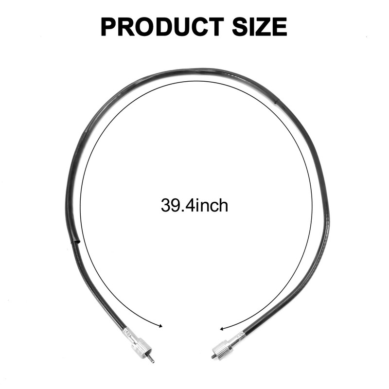 Motorcycle 12mm Speedometer Drive Gear with Cable Fit for GY6