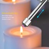 USB Rechargeable Lighter Windproof Dual Arc Lighter Waterproof Flameless Electric