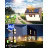 Peasur Solar Outdoor Lights [5 Pack/140LED], 3000K Warm Light Motion