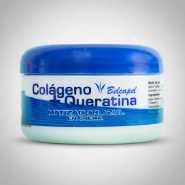 2 Pzas Colágeno Queratina Matizador Para Cabello Belcapel                                                                                             