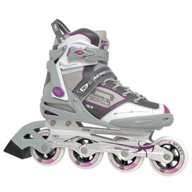 Roller Derby Aerio Q-60 Women's Inline Skates - White/Grey - Size 10