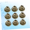 VILLFUL Polished Brass Hand Call Bell 20pcs Decorative Bells for