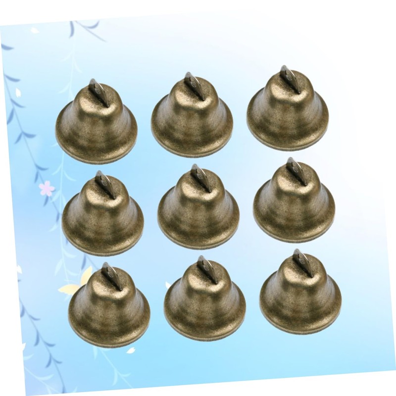 VILLFUL Polished Brass Hand Call Bell 20pcs Decorative Bells for