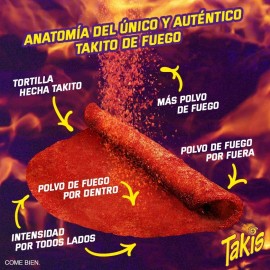 Mini Takis Fuego 25 Pack Barcel Botana De Maiz Chile Y Limón