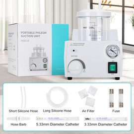 Portable Veterinary Suction Machine Home Use with 1000ml Capacity 110V