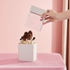 Reverse Makeup Table Box Brush Dressing Eyeliner Storage Bucket Beauty
