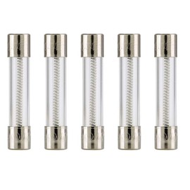 Bussmann MDL-1 Glass Fuse 1 Amp 250 Volt Time Delay (Slo-blo) 3AG 1/4 x 1-1/4 (5 pack)