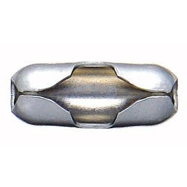 Nissa Chain P-1886 Brass Connector for Ball Chain Diameter 0.12 inch (3.0 mm), Pack of 30