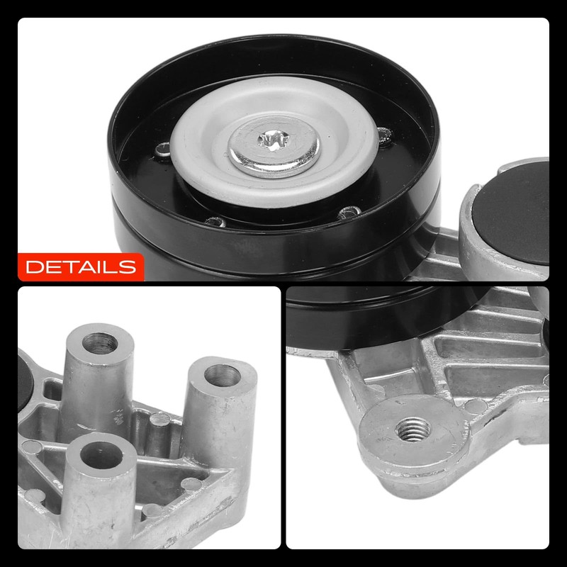Frankberg Tensioner Pulley V-Ribbed Belt for A6 A6 Avant 4A