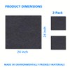 Urinal Mats (2 Pack)，Deodorizing Urinal Floor mats—Anti-Slip and Waterproof Backing，Absorbent/Waterproof