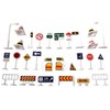 Mille Ti Rana Signs Toy Mini Car Play Road Signs