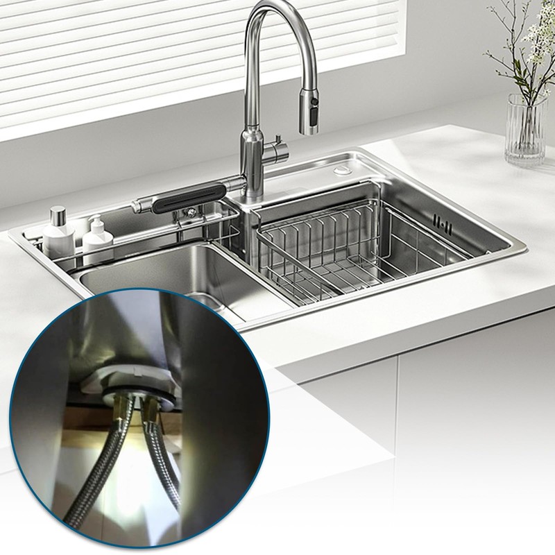 2Pcs Stable Kitchen Tap Support Bracket Inner Plate Split Flange