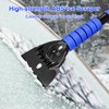 SEAAES 44 Inch Ice Scraper and Snow Brush for Car