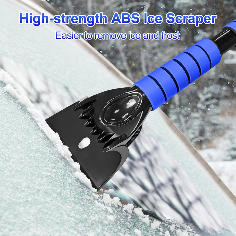 SEAAES 44 Inch Ice Scraper and Snow Brush for Car