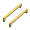 Ravinte 10 Pack Square Bar Kitchen Cabinet Handles Gold Cabinet