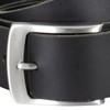 LINDENMANN Men's Leather Belt, Full Cowhide Leather, Buffalo Leather, 4