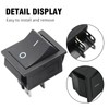 EATAKWARD 3Pcs Universal 120V T125 KCD2 KCD4 Rocker Switch, Black