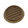 3" Round Green or Tan Plastic Louver Soffit Air Vent