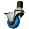 HYW Products Polyurethane 3-1/2" Total Lock Caster Threaded Stem 1.5" Expandable