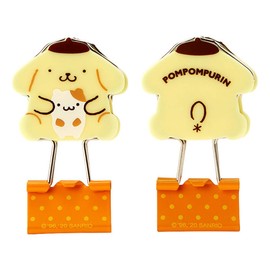 Sanrio Pompompurin Character Shape Double Clip