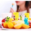 24x7 Palillos Tenedores Lonche Kawaii Pequeños Decoración Frutas