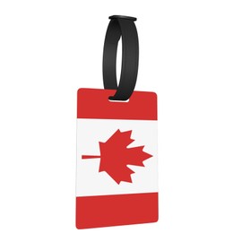 Generic Canada Flag Canadian Travel Baggage Bag Tags Unique Luggage Tags ID Label Address Card for Travel Bag Suitcase