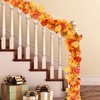 Autumn Maple Leaf Garland - 1 Pack 5.8 Ft Maple
