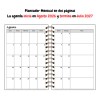 Agenda Escolar Diaria 2026 -2027 Personalizada Pasta Dura 39