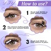 EYDEVRO Fluffy Cluster Lashes Kit D Curl Individual Lashes Thick