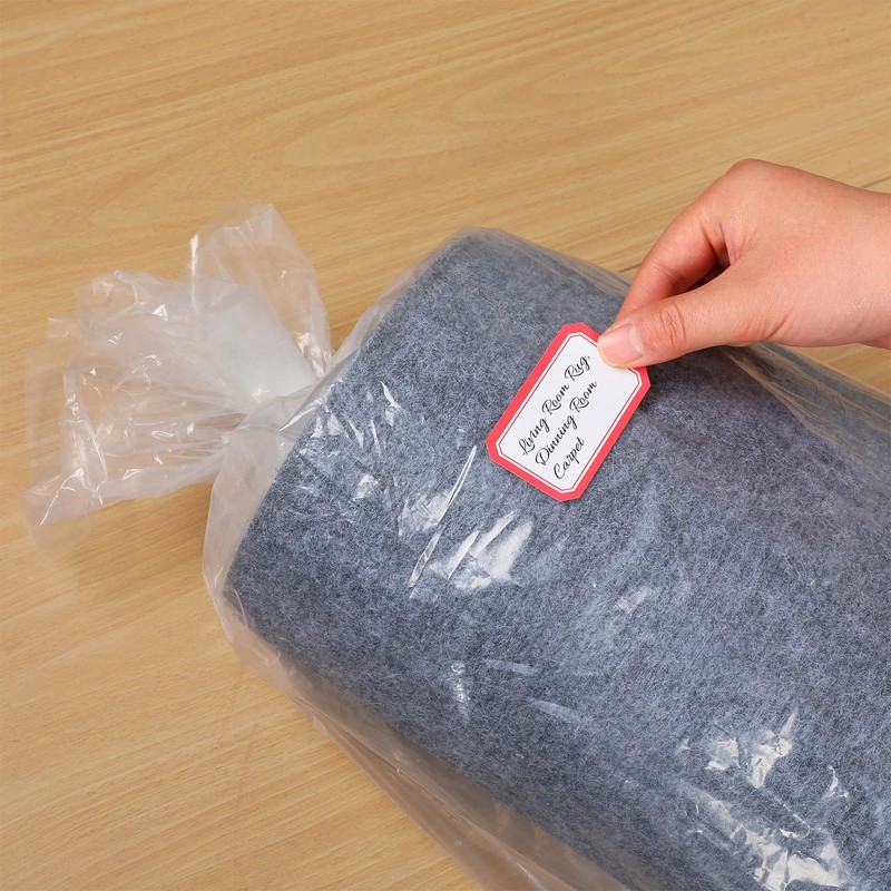 HFKPJRT 2 Pcs Rug Storage Bag, Jumbo Plastic Rug Bags