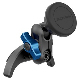 Tackform Vent Phone Mount Compatible with 2016-2023 Toyota Tacoma and 2014-2021 Toyota Tundra | Aluminum | Zero Slip | Universal Magnetic Phone Holder | 2" Arm | Blue Knob | (NOT MAGSAFE Compatible)
