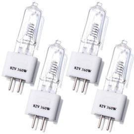Wadoy EY-B 82V 360W Projector Bulb 4 Pack RSE-57 Compatible with Apollo 15000 15002 15009 A1004 A1005 AL1004 AL1005 Overhead Projector Bi-Pin Based Stage & T3.5 Bulb