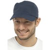 Tom Franks Lightweight Cap with Folding Peak Blue