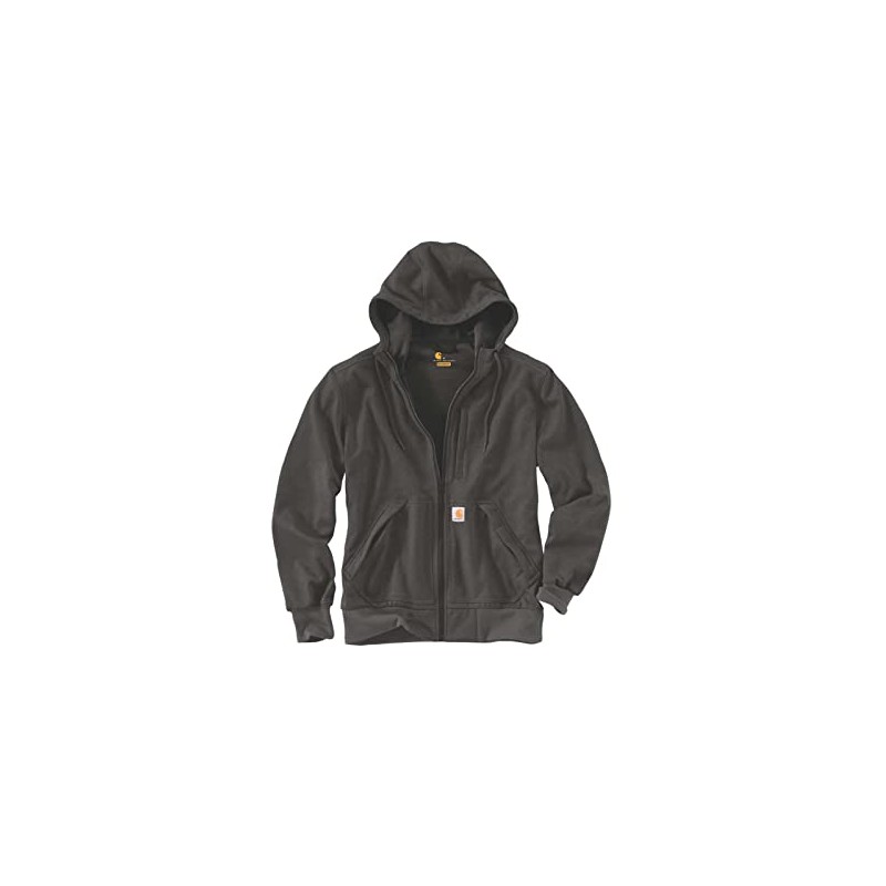Carhartt Men's Wind Fighter Relaxed Fit Midweight Full-Zip Sweatshirt, Peat
