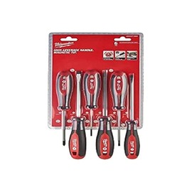 Milwaukee Series of 6 Magnetic Screwdrivers tip 4932471806, Black-red