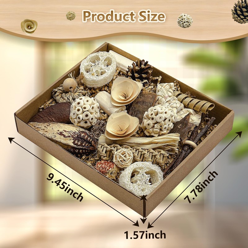 LOPERDEVE Natural Bird Toy Foraging Parrot Shredding Toys Box Conure