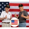 American Flag Lapel Pins Bulk Metal USA flag pin for