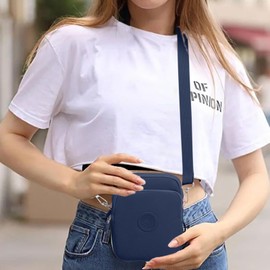 Mayoii Small Crossbody Bag for Women Travel - Lightweight Waterproof Small Bag with Adjustable Strap, Fits Phone Wallet Cosmetics，Suitable for travelling (Deep Blue)