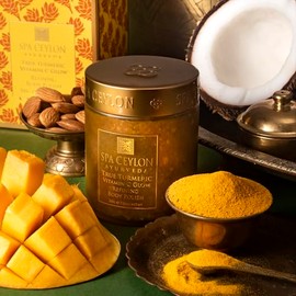 SPA CEYLON True Turmeric Vitamin C Glow Refining Body Polish | Cuidado facial | Ideal para tipos de piel opaca y manchada