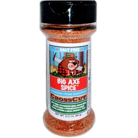 Big Axe Spice CrossCut Canadian Steak Seasoning - Salt Free, Potassium Free, Gluten Free, Sugar Free, Preservative Free, Vegetarian, Vegan, Paleo, Kosher & Halal Friendly