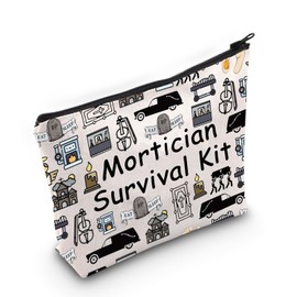 POFULL Mortician Gift Funeral Director Gift Mortician Corpse Makeup Bag Mortician Survival Kit (Mortician Survival CA)