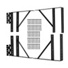 Gate Corner Brace Bracket, Heavy Duty Fence Gate Frame Kit,