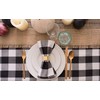DII Buffalo Check Collection, Classic Farmhouse Tablecloth, Tablecloth, 70" Round,