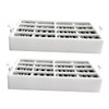 jojofuny 2sets Fridge Air Purifier Odor Carbon Filtration Easy Install