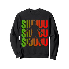 Siuuuu Funny Soccer Present for Soccer Lovers Fan Kid's Boys Sweatshirt